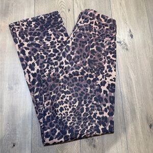 Abercrombie Baggy Low Rise Cheetah Jean 28R